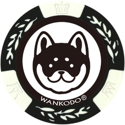 MK0221 [柴犬 黒柴 京都 コインマーカー チップマーカー]