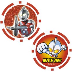 UMMC001 [ゴルフマーカー チップタイプ 両面別デザイン]