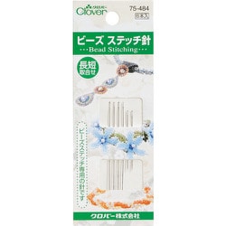 クロバー ビーズステッチ針 長短取合せ 75-484
