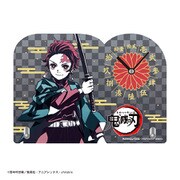 KY-09 鬼滅の刃 ダイカットアクリルクロック ブラック [キャラクターグッズ]