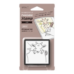 ペインタブルスタンプ 浸透印 ヤギ柄 35393006