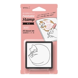 ペインタブルスタンプ 浸透印 ネコ柄 35396006