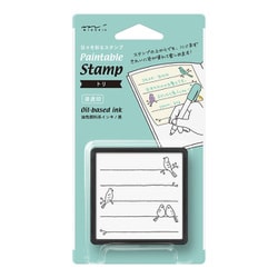 ペインタブルスタンプ 浸透印 トリ柄 35398006