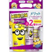 メリット 限定 リンスのいらないシャンプー 詰め替えセット 680ml ミニオンズ