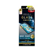 Galaxy A41 用 シームレスガラス ゴリラガラス ブラック ブルーライト低減 TR-GA41-GM-GOBCCBK