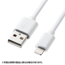 USB Type-A to Lightningケーブル MFi認証 1m ホワイト KB-IPLT10K3W