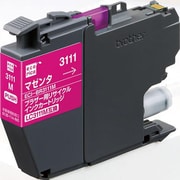 互換リサイクルインクカートリッジ ブラザー LC3111M マゼンタ(染料) ECI-BR3111M
