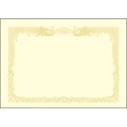 厚口OA賞状用紙 縦書用 クリーム B4 10-1277