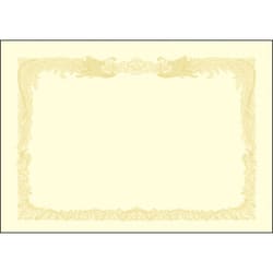 厚口OA賞状用紙 縦書用 クリーム A3 10-1287