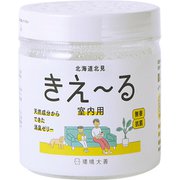 H-KJ-480 [きえ～る 室内用 ゼリータイプ お徳用 無香 480g Hシリーズ 消臭剤 日本製 無香 天然 オーガニック 無香料 無添加]