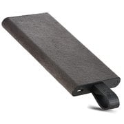 NuAns TAGPLATE Lightning付きモバイルバッテリー 6000mAh スエードグレー NA-PLATE-L-SG