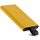 NuAns TAGPLATE Lightning付きモバイルバッテリー 6000mAh スエードサフラン NA-PLATE-L-SSF