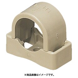 SPF22J50 [PF･VE兼用台付サドル 適合管PF菅22･VE22 ベージュ 50個]