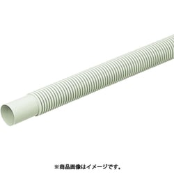 VEU-16M [ビニル電線管付属品 フレキシブルベンド 自己消化性樹脂製 適合管VE16 ミルキーホワイト]