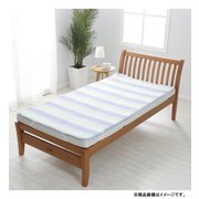 2072-76692 [2重ガーゼポコポコ敷きパッド シングル ブルー]