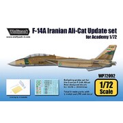 WOLWP72092 イラン空軍 F-14A アリキャット アップグレードセット 1/72 アカデミー用 [1/72スケール ディティールアップパーツ]