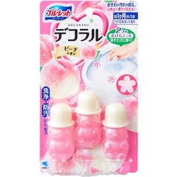 ブルーレットデコラル トイレ便器の内側 香りと汚れ付着防止の花びらジェル ピーチの香り 約30日分