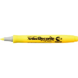 アートライン Decorite（デコライト） 丸タイプ 1mm ベーシックカラー イエロー EDF-1-Y