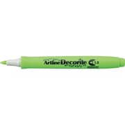 アートライン Decorite(デコライト) 丸タイプ 1mm ベーシックカラー イエローグリーン EDF-1-YG