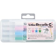 アートライン Decorite(デコライト) 丸タイプ 1mm 4色セット1(ホワイト/パステルピンク/パステルブルー/パステルグリーン) EDF-1/4PSH1