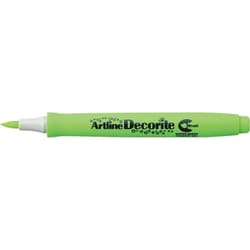 アートライン Decorite（デコライト） 筆タイプ ベーシックカラー イエローグリーン EDF-F-YG