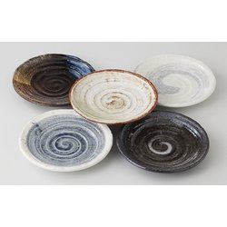 食器セット 荒彫もてなし取皿揃