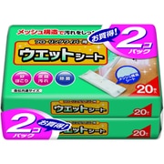 フローリングワイパー用ウェットシート 20枚入2個パック