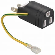接地アダプターフリープラグ 変換用 アース端子カバー付き HS-TM1EFP3-K