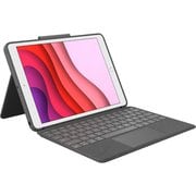iK1057BKA [ロジクール COMBO TOUCH for iPad 10.2インチ 2021年モデル/2020年モデル/2019年モデル トラックパッド付キーボードケース グラファイト]