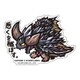 CAPCOM×B-SIDE LABEL ステッカー モンスターハンター 悉くを殲ぼす。 [キャラクターグッズ]