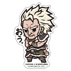 CAPCOM×B-SIDE LABEL ステッカー モンスターハンター おう。 [キャラクターグッズ]