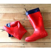 EL-65-MEN RED XL [EL-65 ELCANTO くるくる丸められる パッカブルレインブーツ メンズ レッド XLサイズ]