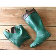 ELCANTO(エルカント) レディース くるくる丸められる パッカブルレインブーツ グリーン Lサイズ 24.5~25.0cm EL-65-WOMEN GR L