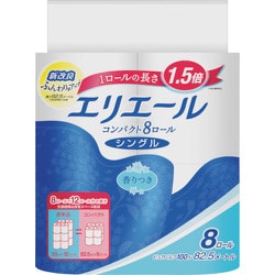 トイレットティシューコンパクト 8ロール シングル [トイレットペーパー]