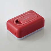 モバイルバッテリー/リチウムイオン電池/防災・アウトドア向け/6700mAh/2.4A/USB-A出力1ポート/LED機能付/レッド DE-M21L-6700RD