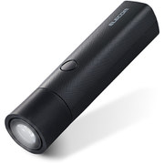 モバイルバッテリー/リチウムイオン電池/防災・アウトドア向け/3350mAh/2.4A/USB-A出力1ポート/LED機能付/ブラック DE-M20L-3350BK