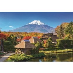 25-198s 忍野の秋と富士-山梨 [ジグソーパズル パズルの達人 300ピース（完成サイズ：26×38cm）]