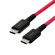 OWL-CBSM2PKCC20-BKRE [超タフMCPC認証USB2.0 Type-C to Type-Cケーブル PD対応 2m ブラックレッド]