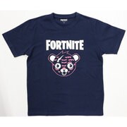 C5932WT FORTNITE ピンクのクマちゃんTシャツ ネイビー Sサイズ [キャラクターグッズ]