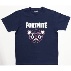 ヨドバシ Com カイタックファミリー C5932wt Fortnite ピンクのクマちゃんtシャツ ネイビー Lサイズ キャラクターグッズ 通販 全品無料配達