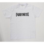C5933WT FORTNITE エモート迷彩ロゴTシャツ ホワイト Sサイズ [キャラクターグッズ]