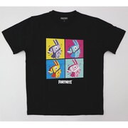 C5934WT FORTNITE ラマTシャツ ブラック Sサイズ [キャラクターグッズ]