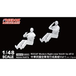 FRE148001 台湾空軍フライトクルー Vol.1 AT-3用訓練生とインストラクター 2体 [1/48スケール レジン製ミリタリーフィギュア]