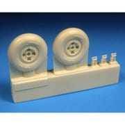 BRAR48427 ホーカー ハリケーン 4本スポーク ホイール [1/48スケール レジン製ディティールアップパーツ]