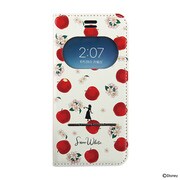 ディズニー iPhone SE（第2世代） / iPhone 8 / iPhone 7 / iPhone 6 用 窓付きダイアリーケース ガールズフラワー 白雪姫 [キャラクターグッズ]