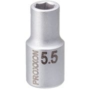 83713 [ソケット5.5mm 1/4（6.3mm）]