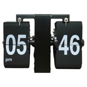 SLOWER FLIP CLOCK 置き掛け兼用 回転式時計 LUFT(ルフト) ブラック SLW018