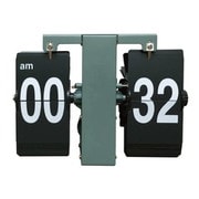 SLOWER FLIP CLOCK 置き掛け兼用 回転式時計 LUFT(ルフト) オリーブ SLW019