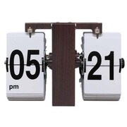 SLOWER FLIP CLOCK 置き掛け兼用 回転式時計 LUFT(ルフト) ウッド SLW020