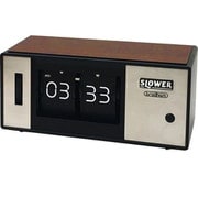 SLOWER DESK CLOCK 置き時計 回転式 bradham(ブラハム) ウッド SLW129